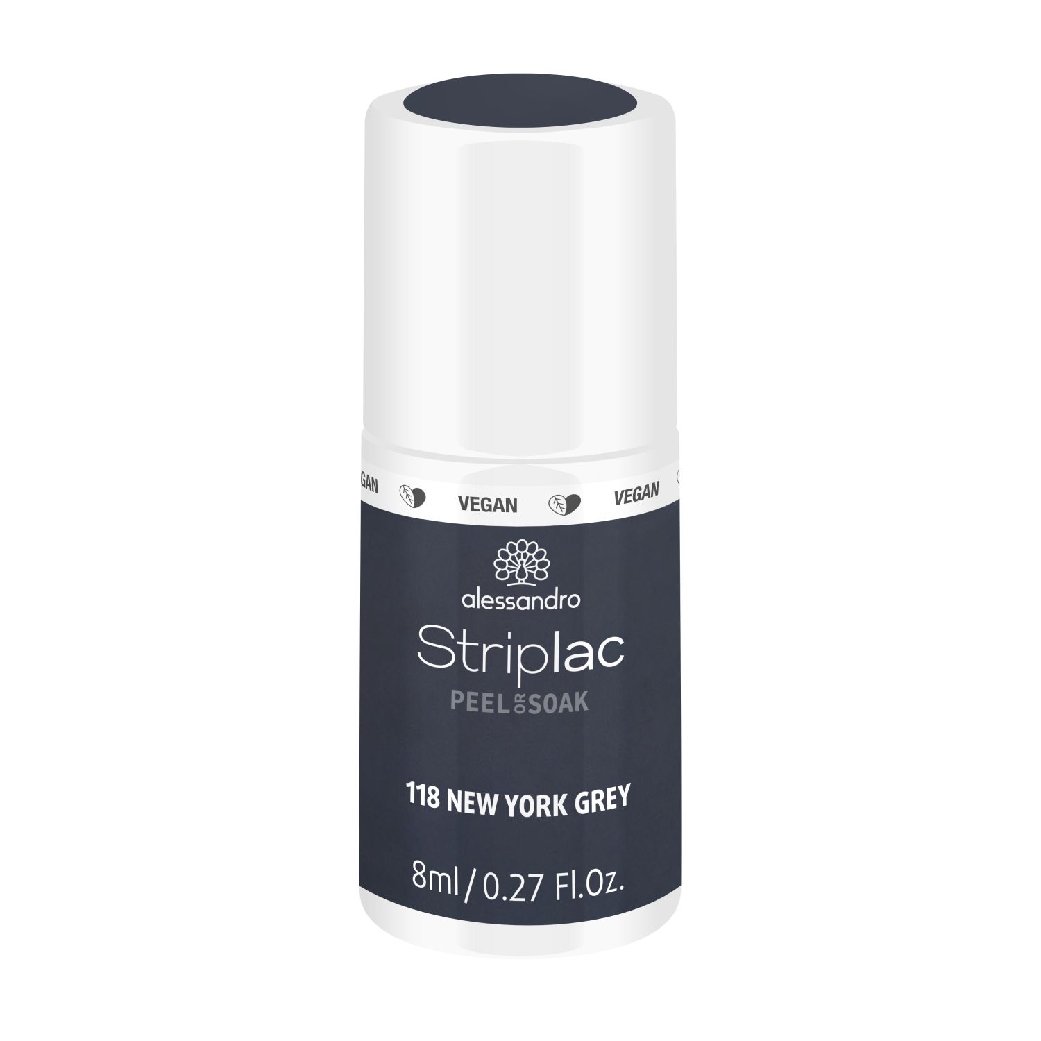 Striplac Peel or Soak 118 New York Grey - Vegan