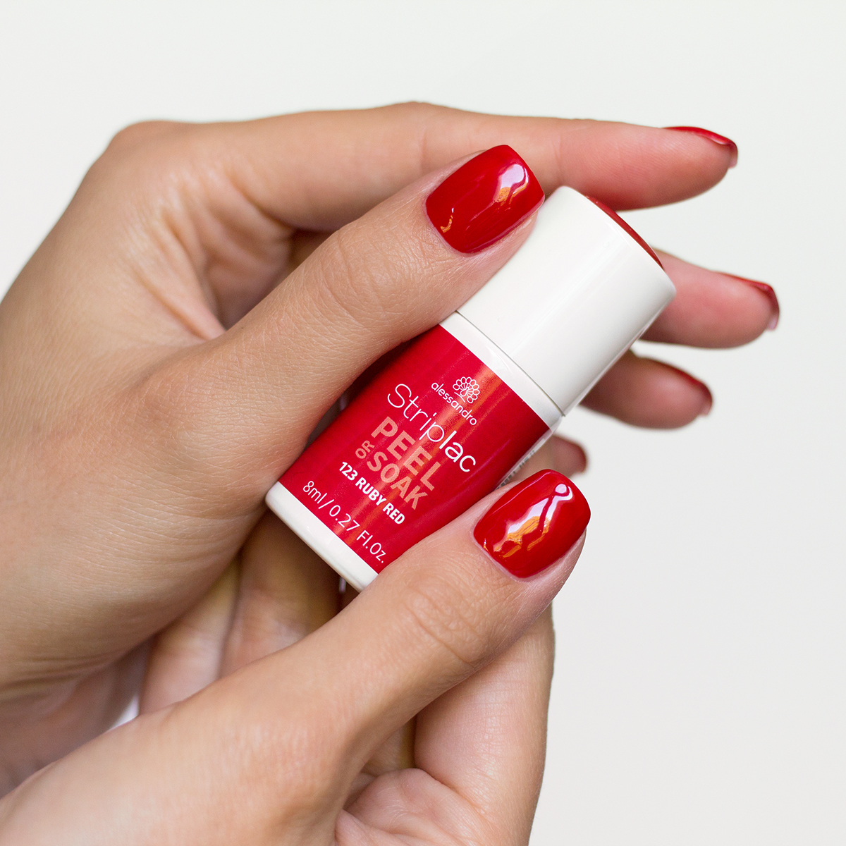 Striplac Peel or Soak 123 Ruby Red - Vegan