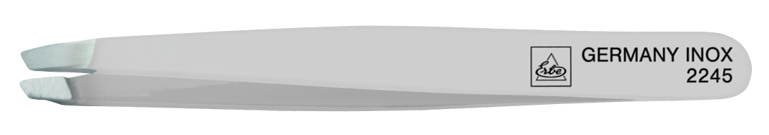 ERBE Pinzette schräg weiss 9,5cm
