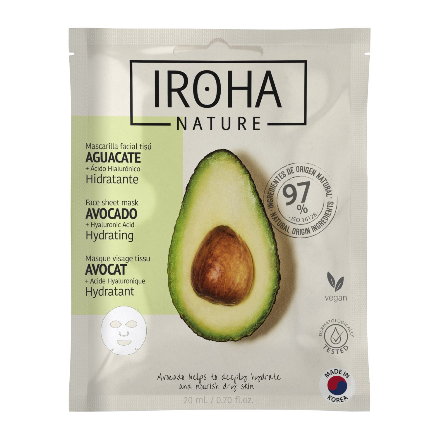 IROHA Hydrating Mask Avocado