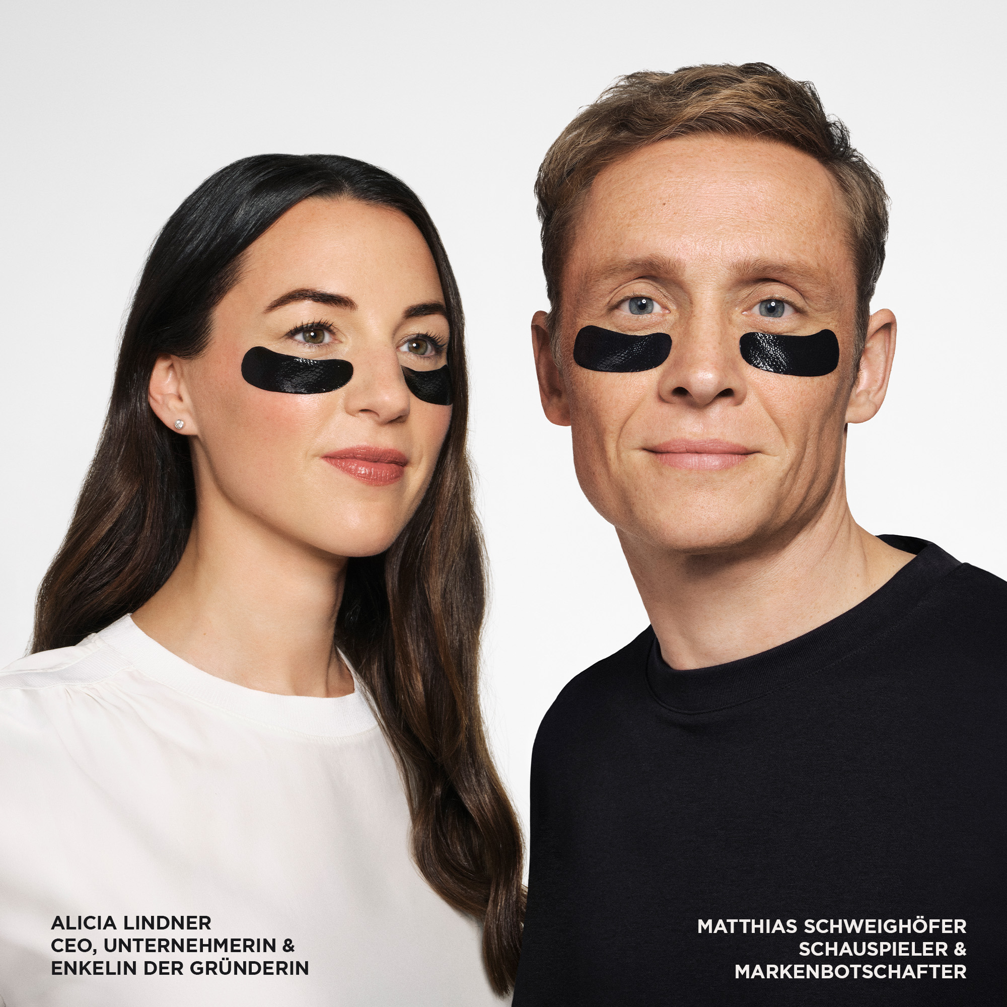 Anti-Aging Augenpads Unisex MIT SOFORT-EFFEKT - BLACK (5 x 2 Stück)