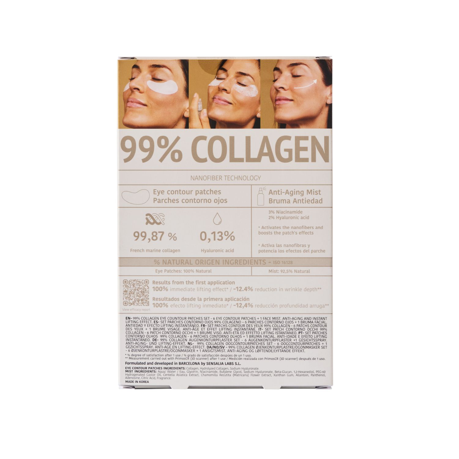 99 % Collagen Eye Contur Patches Set