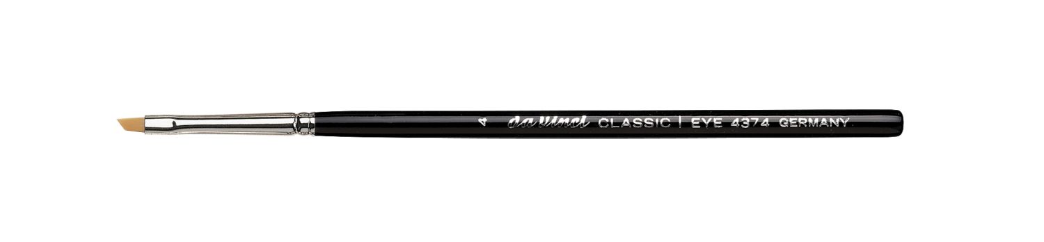 Eyeliner / Liner/Augenbrauenpinsel schräg (Kunstfaser), Gr. 4