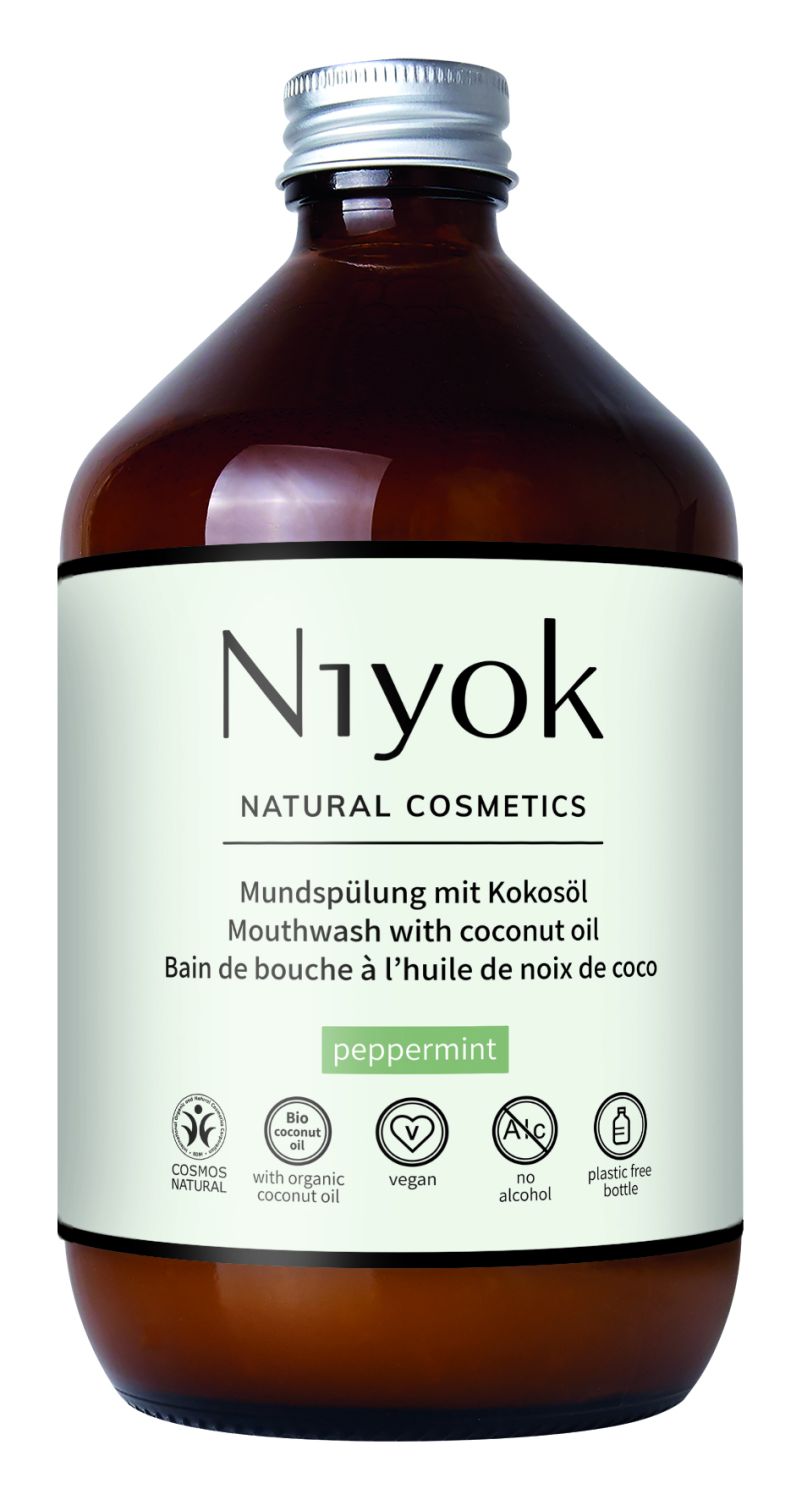 NIYOK Mundspülung Pfefferminze 500ml