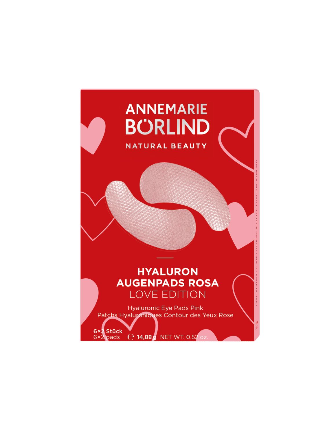 Hyaluron Augenpads Rosa LOVE EDITION