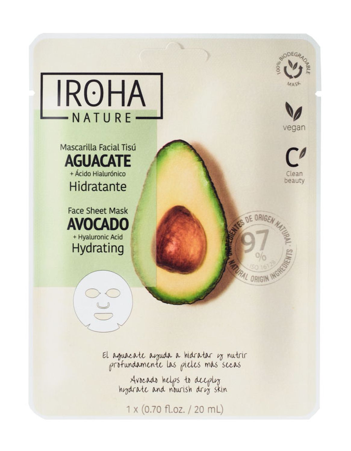 IROHA Hydrating Mask Avocado