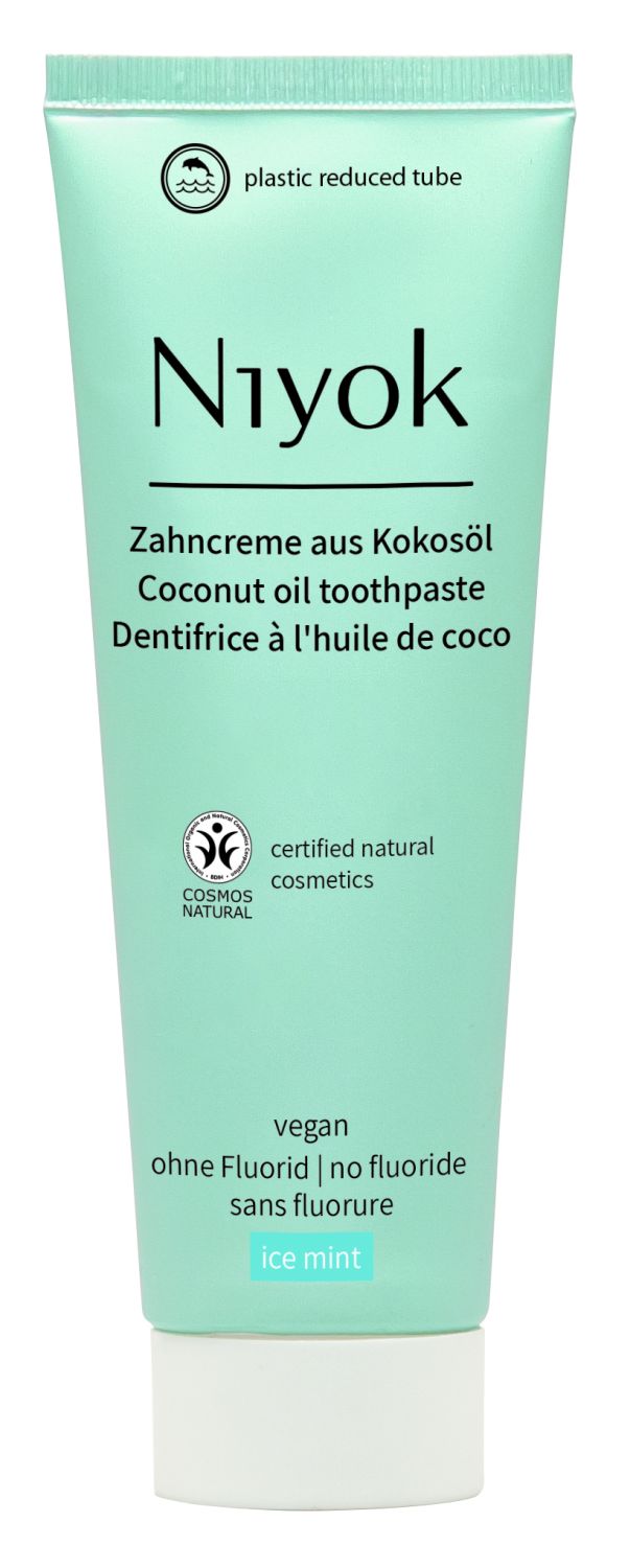 NIYOK Zahncreme Kokosöl Eisminze 75ml