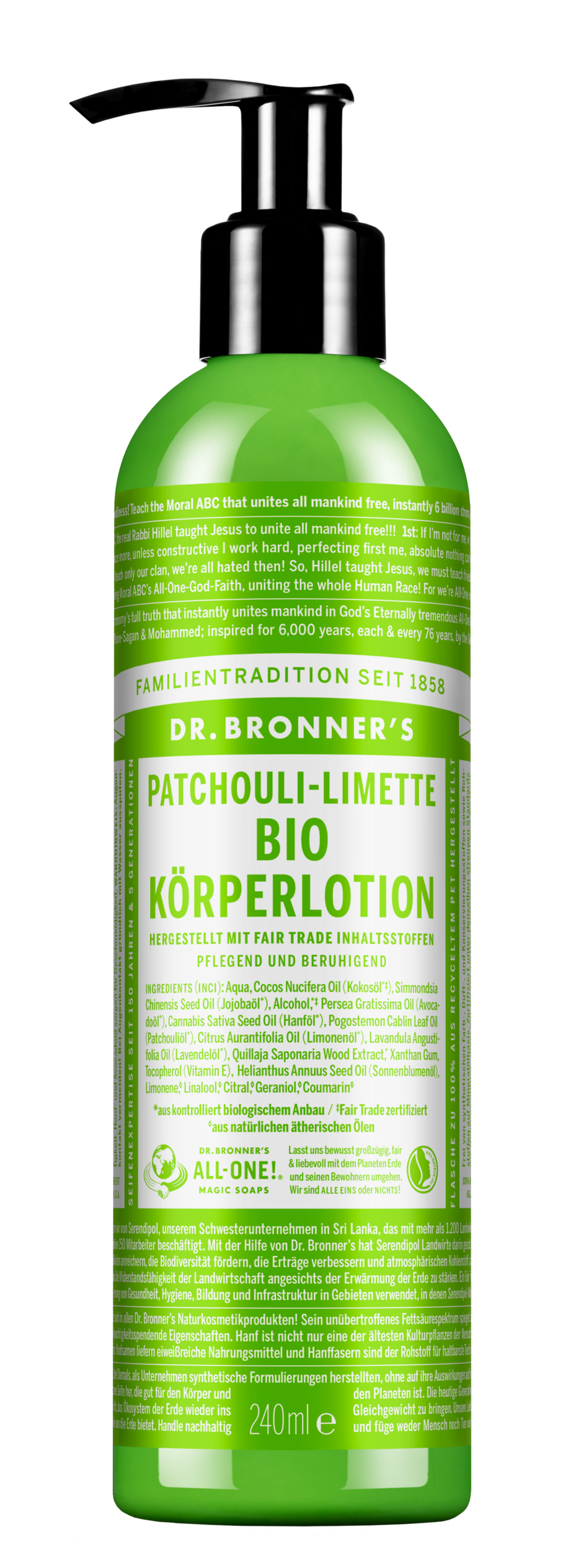 Bio Körperlotion Patchouli-Limette